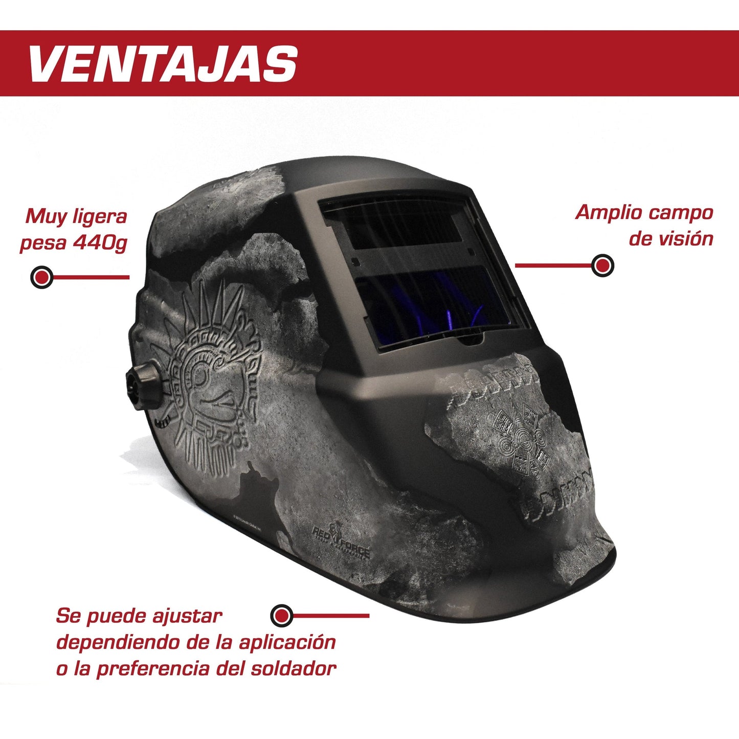 Careta Electrónica Aztek 9-13 LINCOLN ELECTRIC